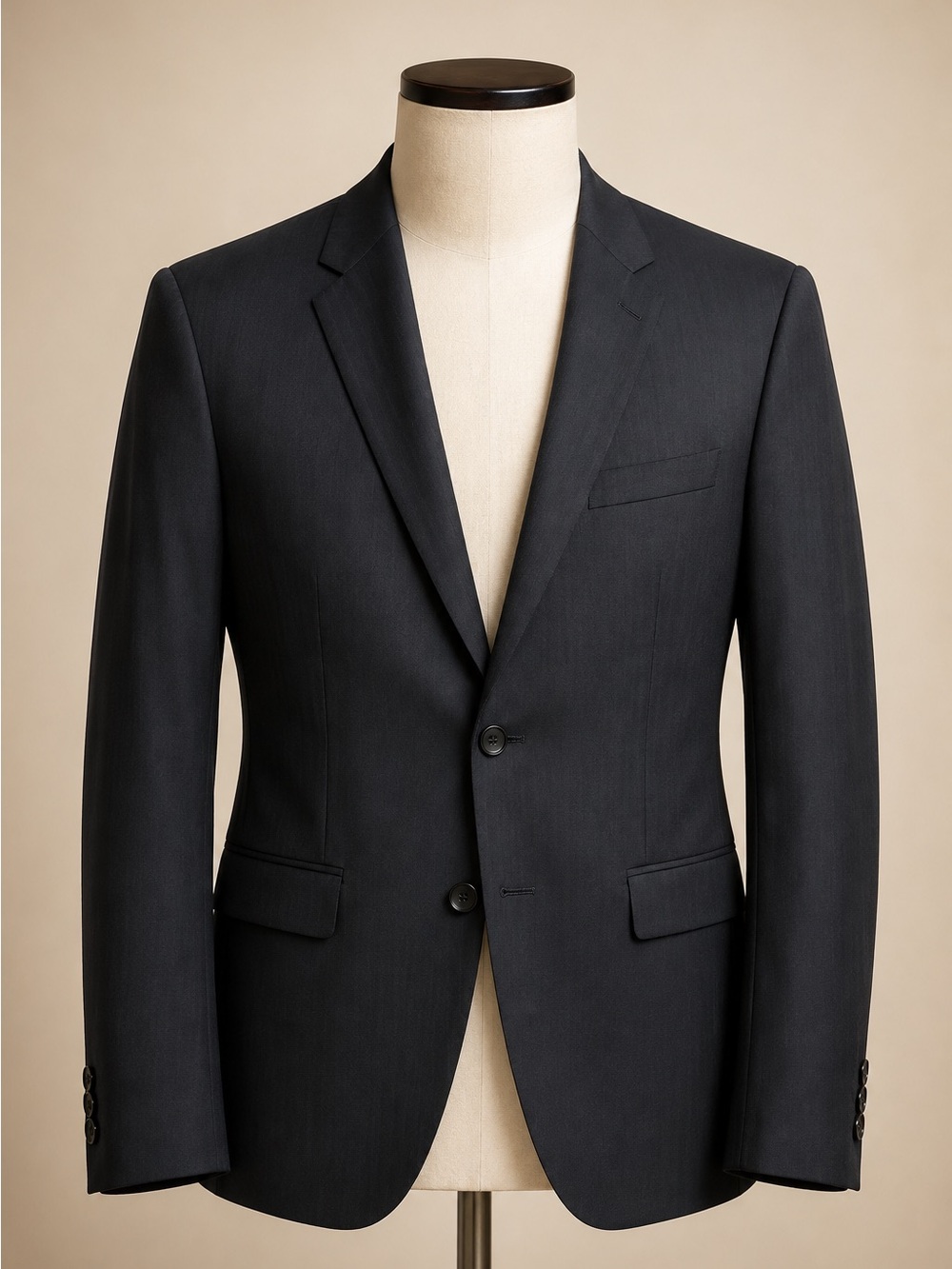 Hugo Boss The Grand1 Black Virgin Wool Blazer 40S Made in Turkey